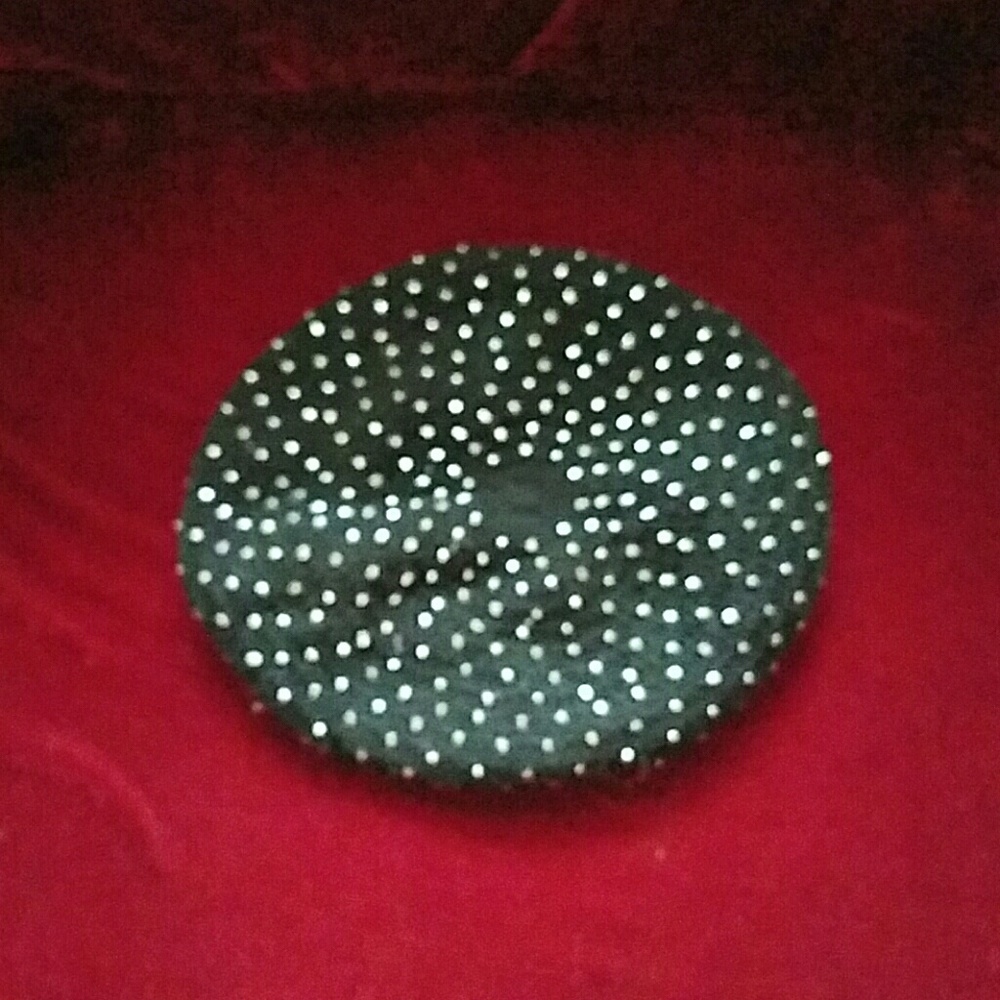 Rachel Zoe beret with sparkles