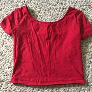 Basic red shirt