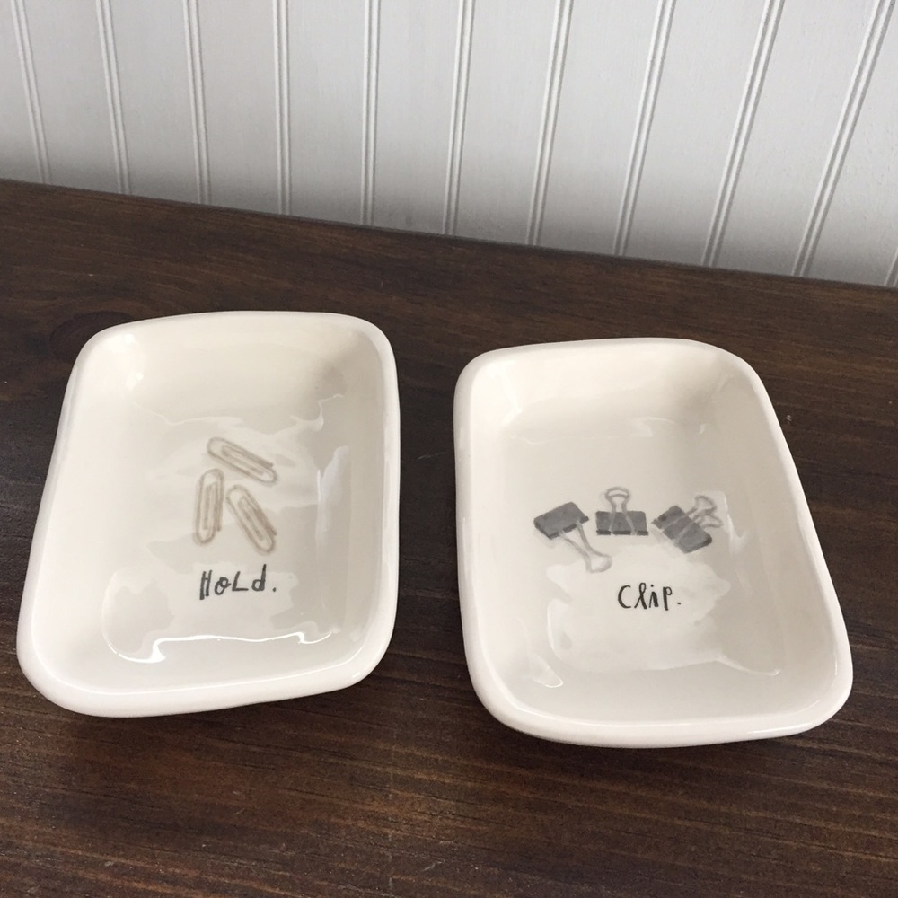 Rae Dunn desk paper clip set