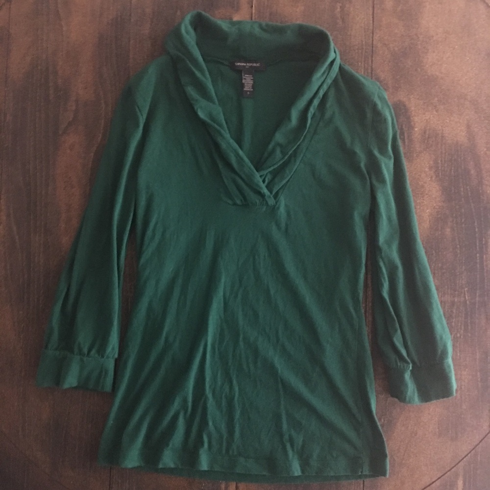 Banana Republic 3/4 length sleeve shirt