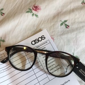 ASOS clear round glasses