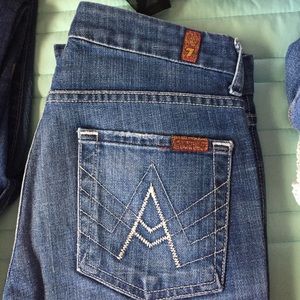 Slightly used 7 for all man kind jeans