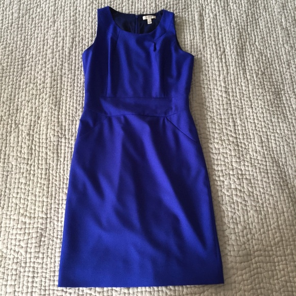 J. Crew Dresses & Skirts - J. Crew Emmaleigh dress cobalt blue wool size 4