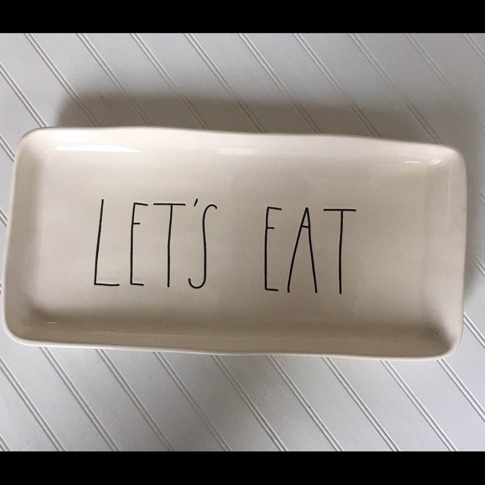 Rae Dunn Lets Eat Platter