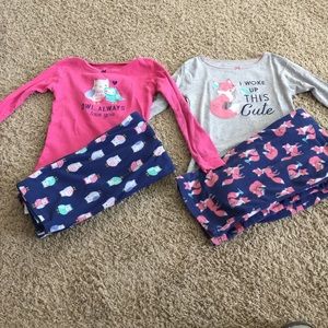 2 Pair Carters PJ's