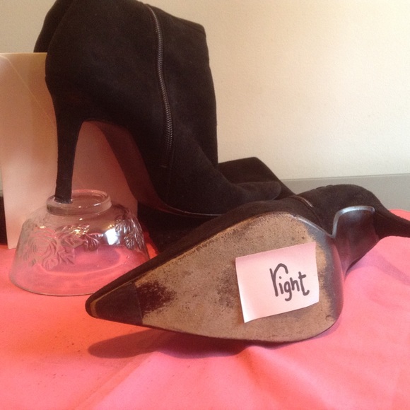 Stuart Weitzman Short Black Suede Boots - Brand New In Box  More photos Stuart Weitzman black suede boots
