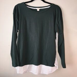 J. Crew | Striped Blouse