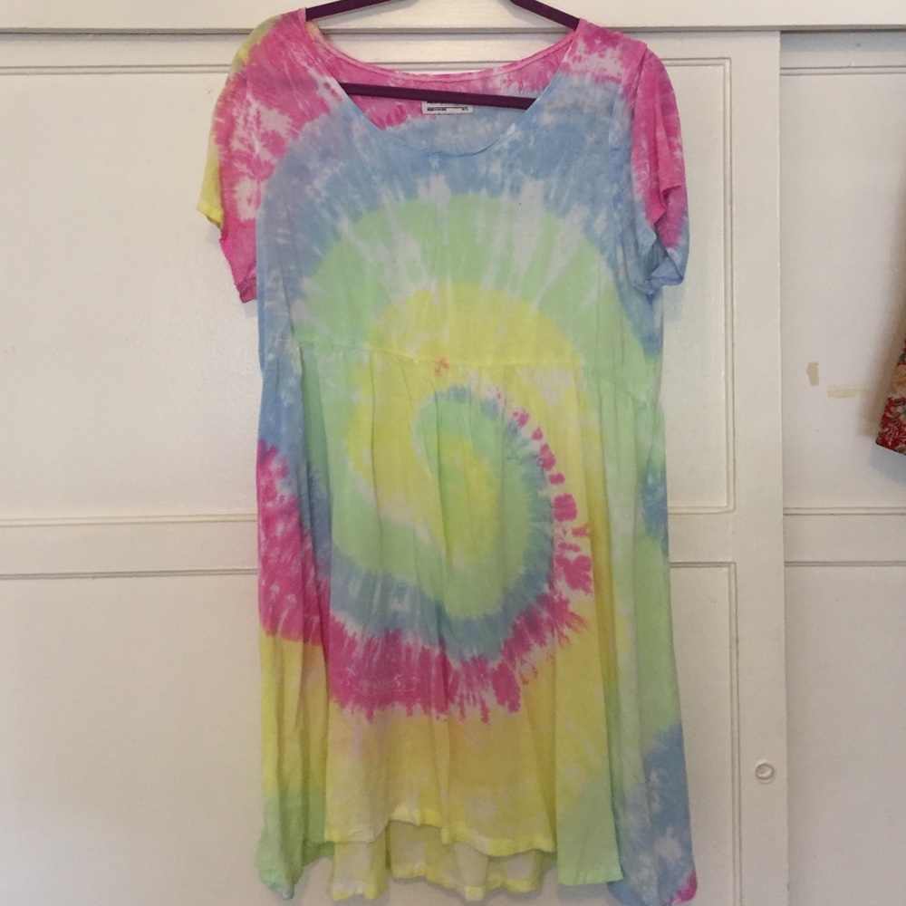 American Apparel tie dye dress M/L