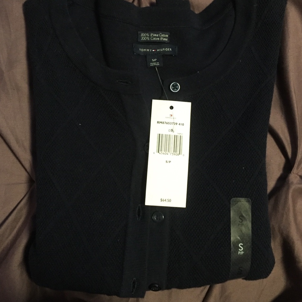 Tommy Hilfiger Navy Blue Cardigan