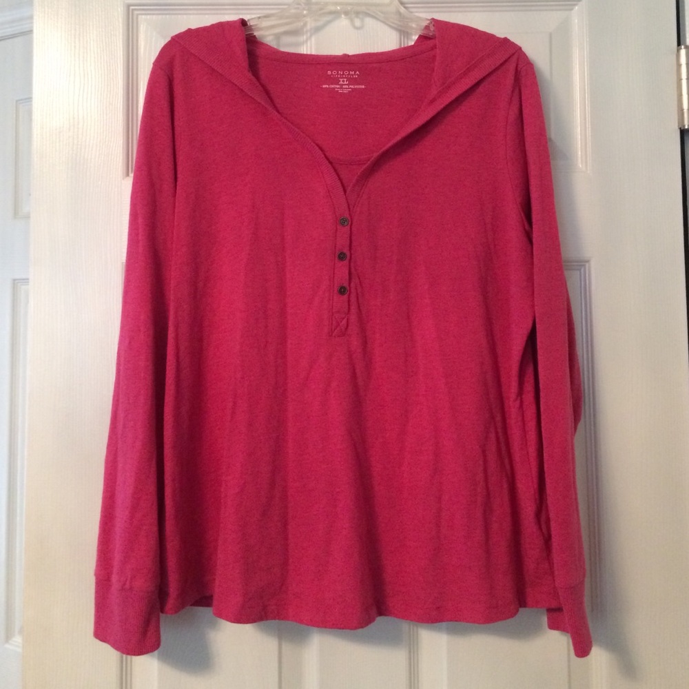 Hot Pink Hoodie size XL