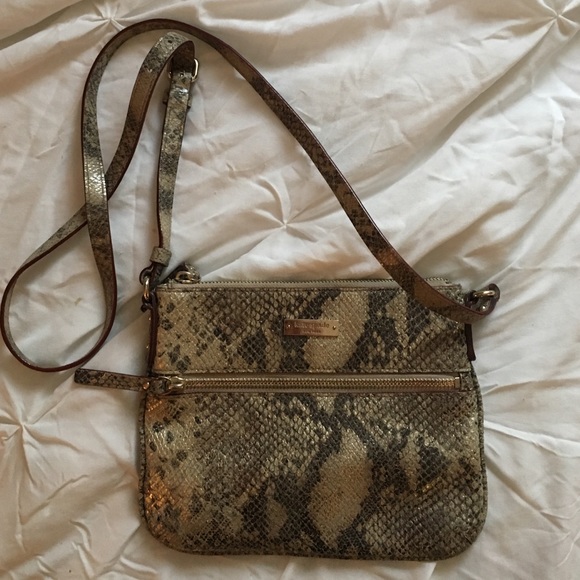 kate spade Handbags - Snake Skin Kate Spade Crossbody