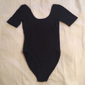 American Apparel Basic Scoop Back Bodysuit