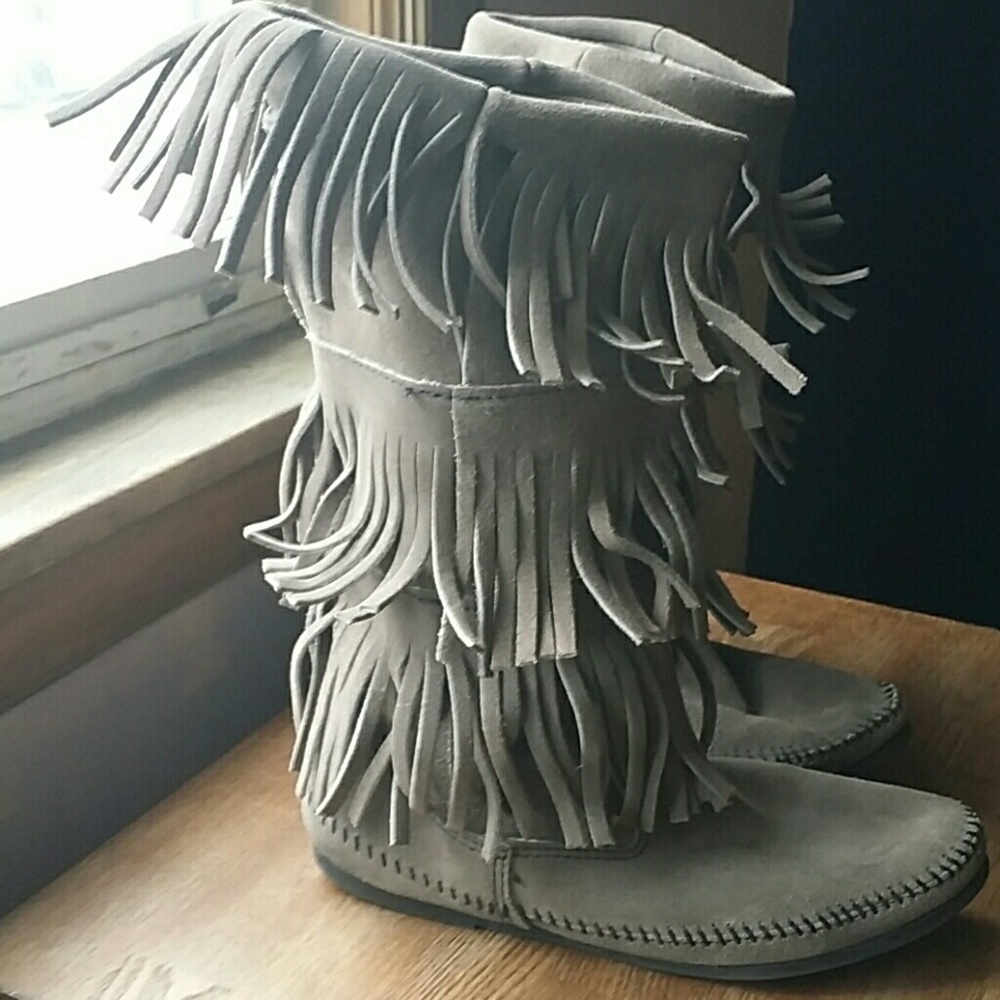 Minnetonka boots.