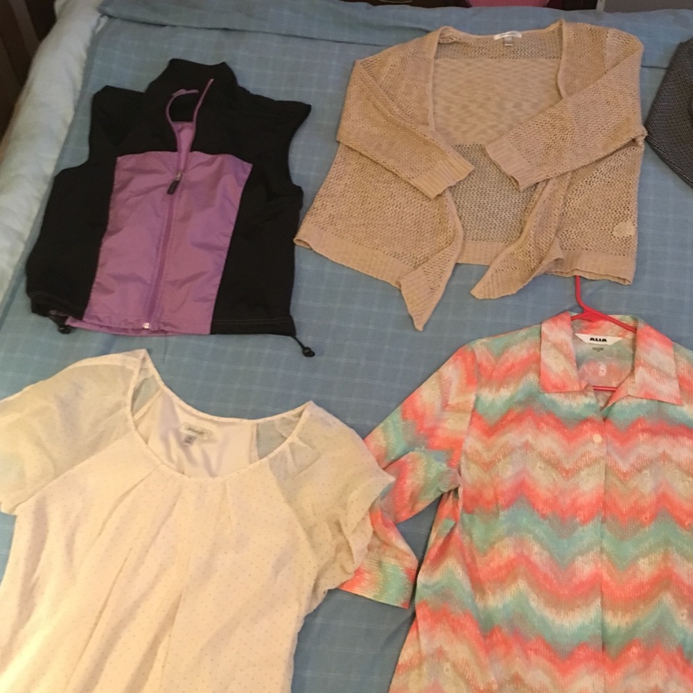 Sweaters and blouses
