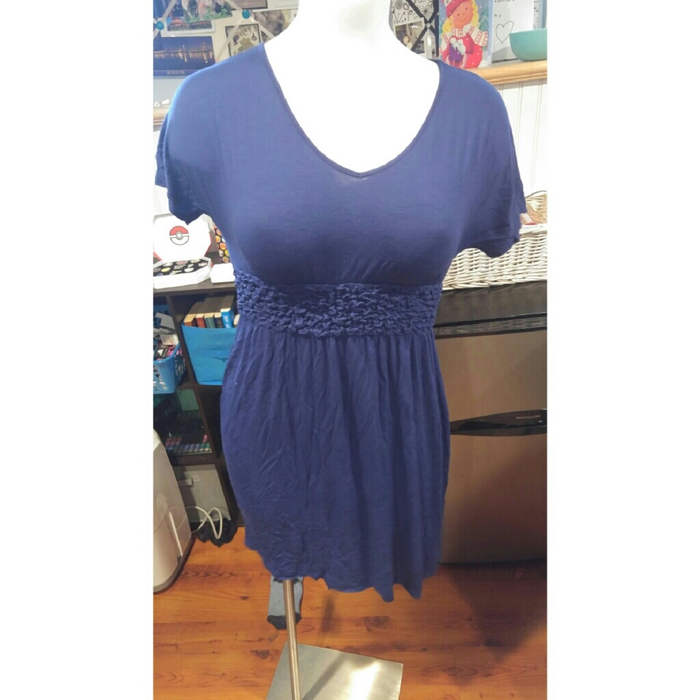M navy blue dress.