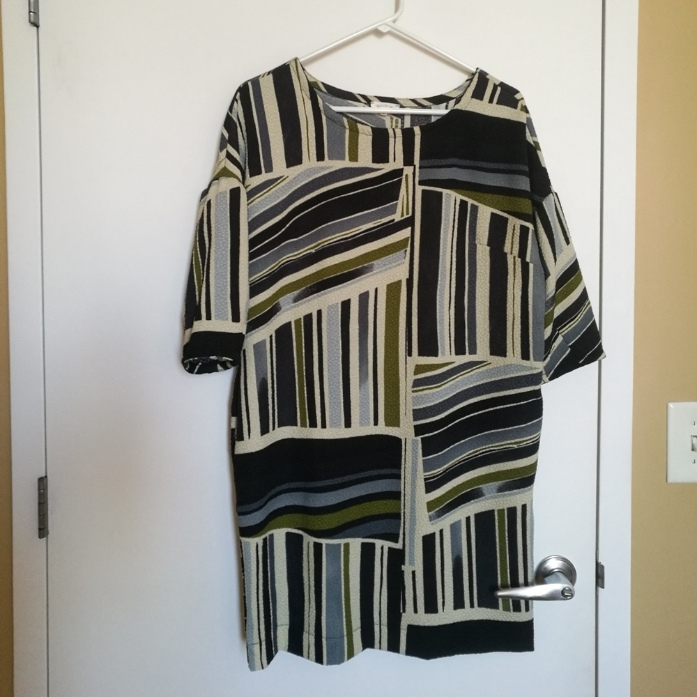 Geometric Shift Dress