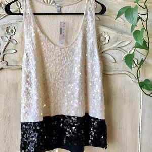 NWT JCrew Sequined Tank