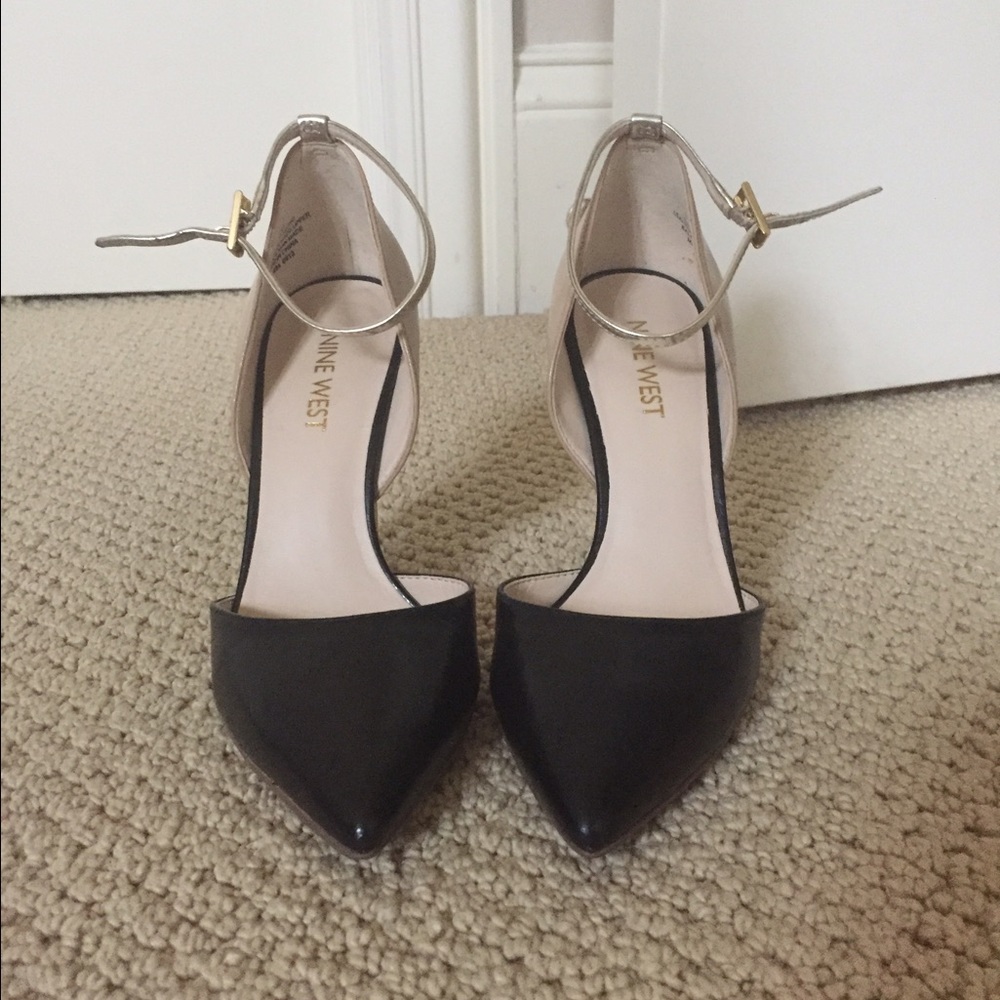 Nine West Heel with ankle strap Size 5