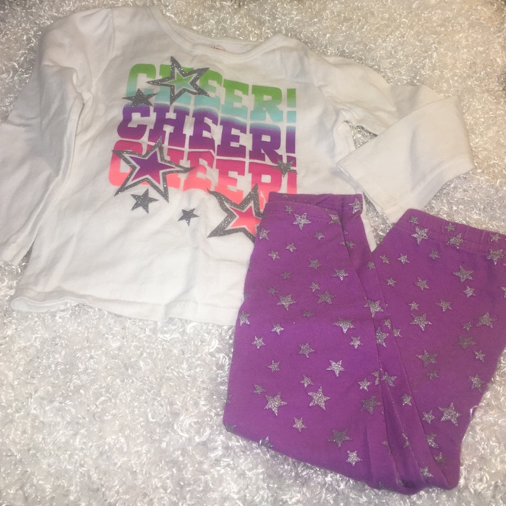 Long sleeve tee with leggings