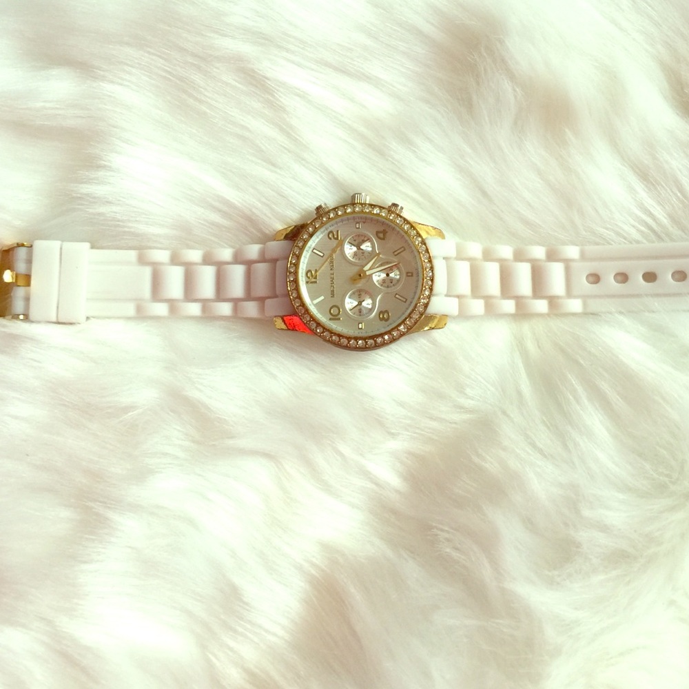 White Micheal Kors Watch