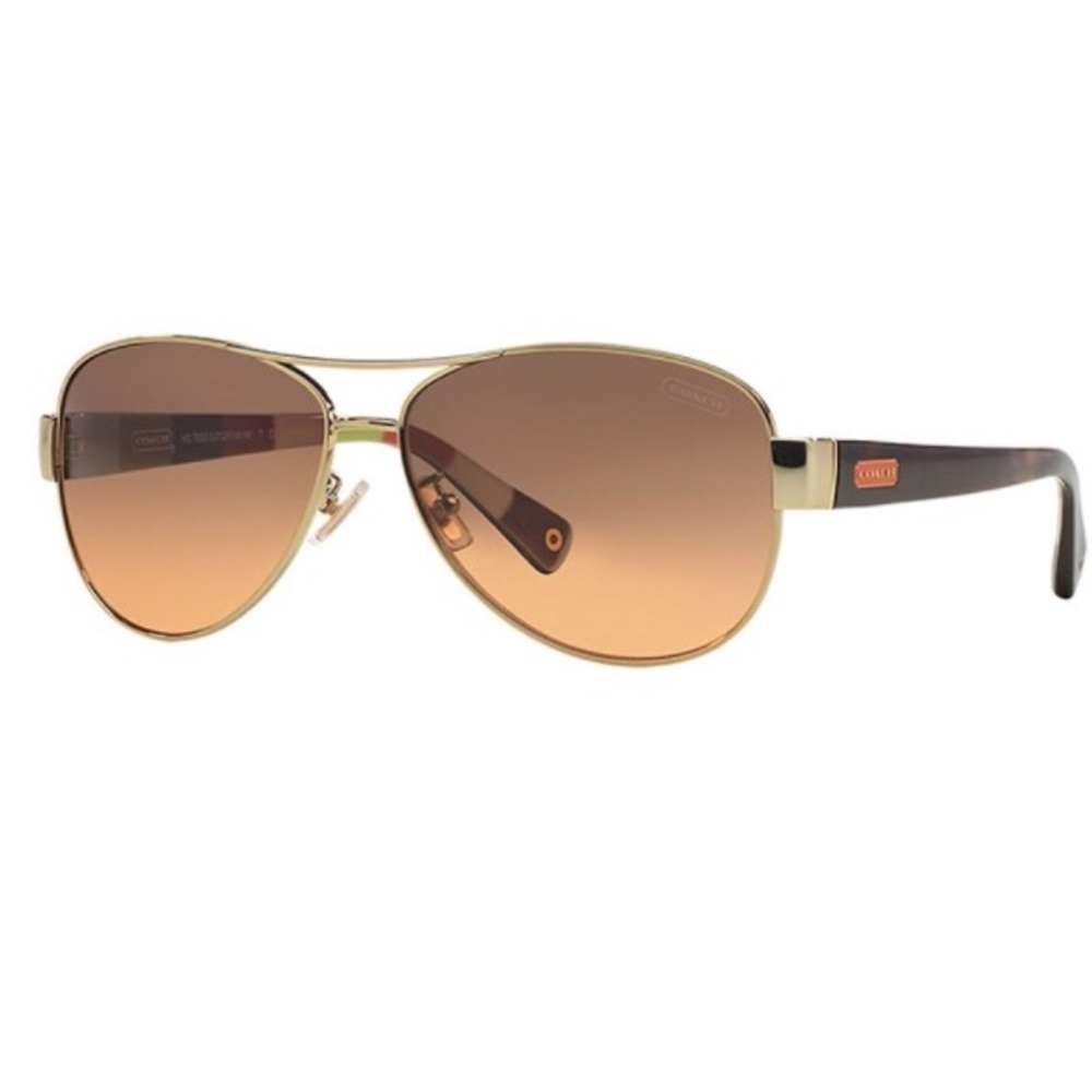 Coach Kristina Aviator Sunglasses