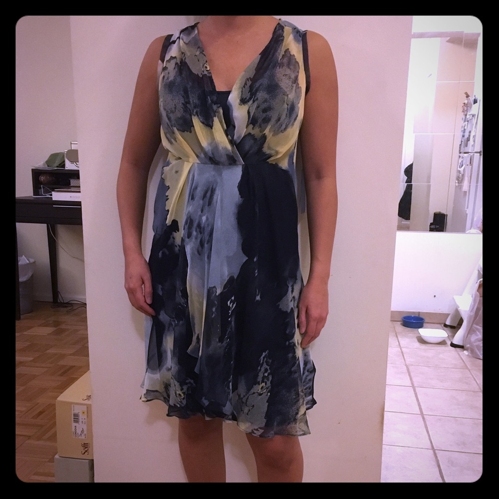 Simply Vera Vera Wang watercolor floral dress