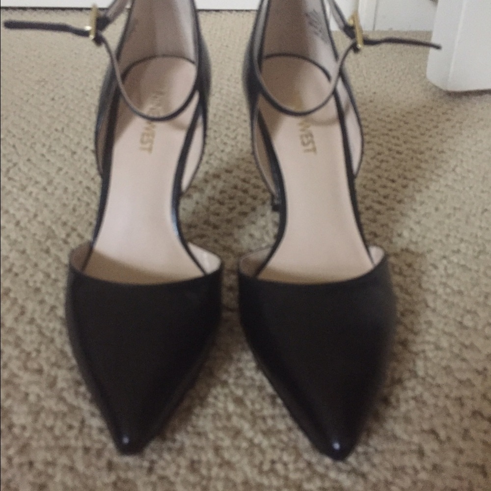 Nine West Heels with ankle strap. Sz 5