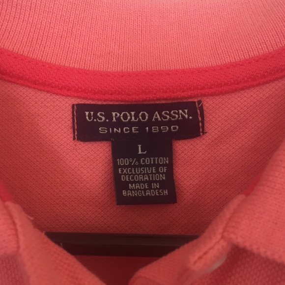 U.S Polo Assn. Pink Half Button Shirt - Picture 4 of 4