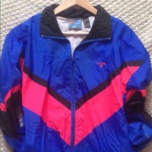 Vintage Spalding Neon Wind-Breaker // Size L