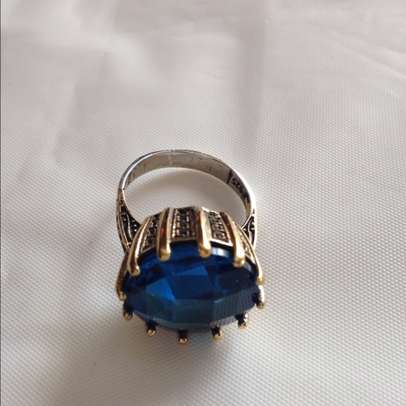 925 STERLING SILVER RING 9g - Sz 8 See original - Picture 2 of 4