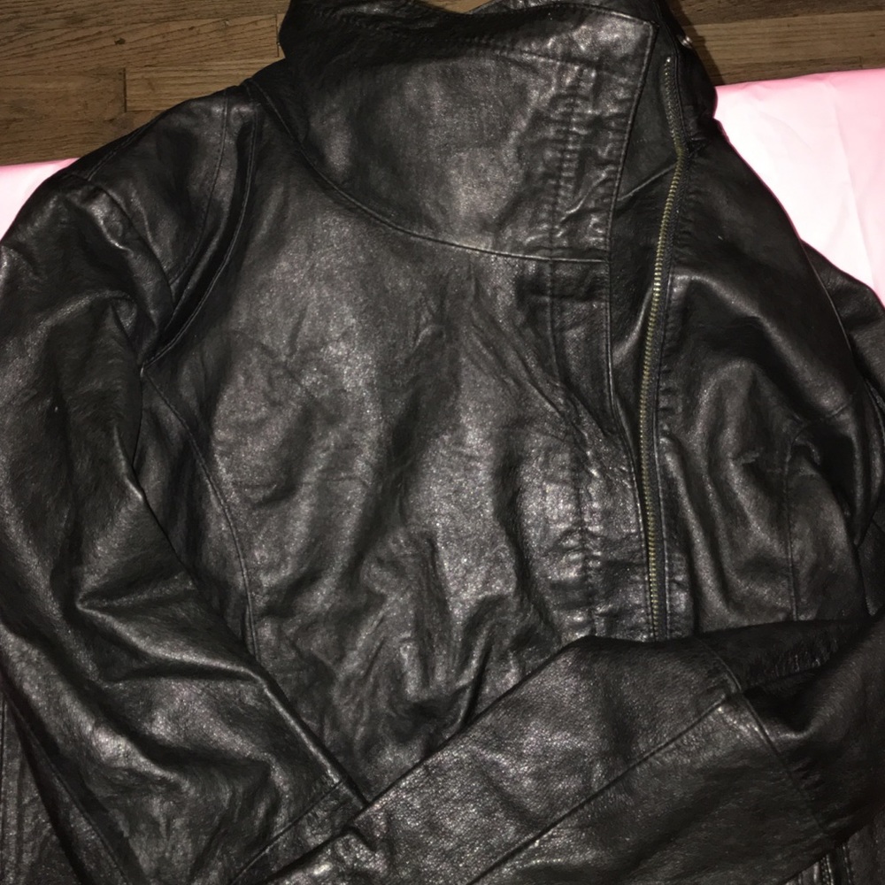 Leather jacket