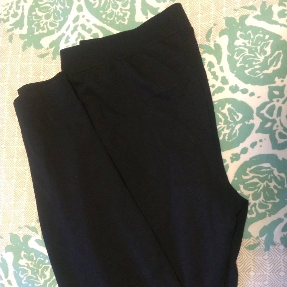 Thick black LOFT leggings large