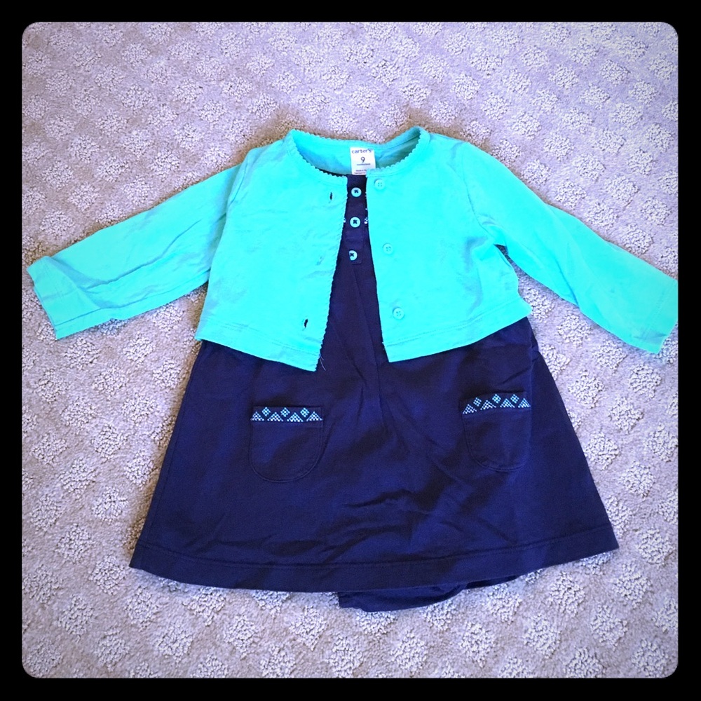 Like New Dress Onesie with Cardigan