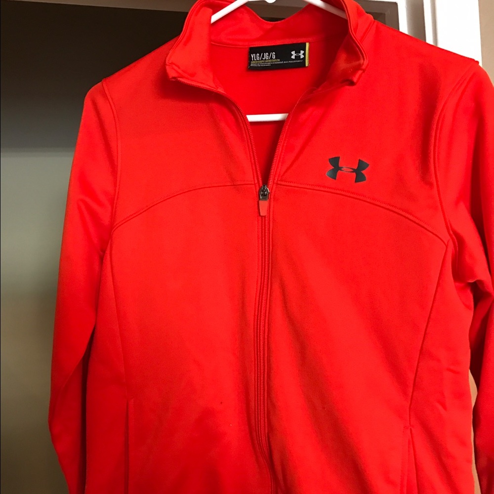 Youth Large/ Adult Small Under Armour zip jacket