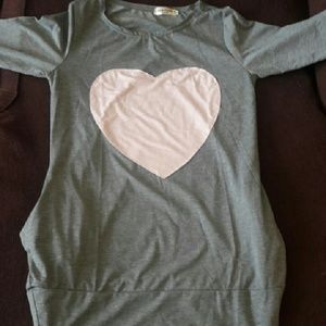 Size Large heart dresd