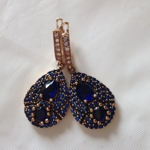 Ring silver and earrings