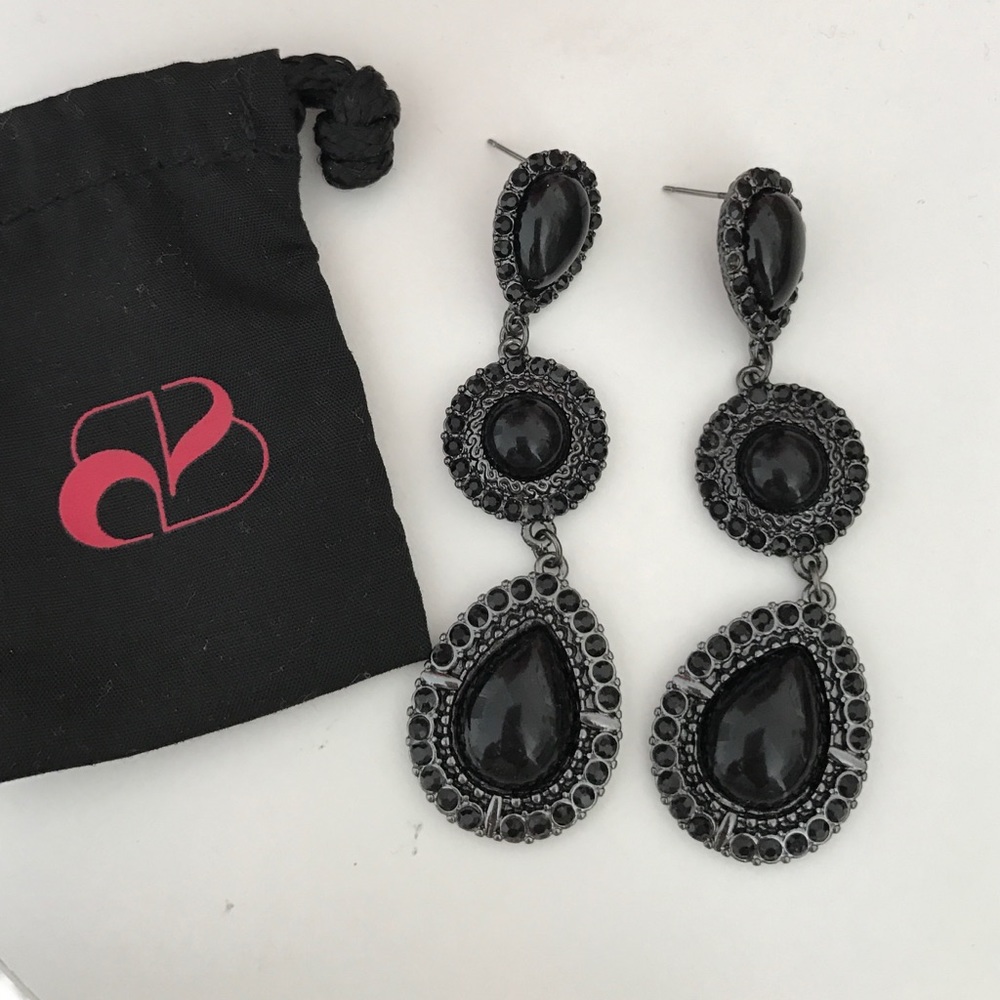 Brand new Baublebar black drop earrings