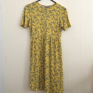 ASOS Yellow Floral Dress