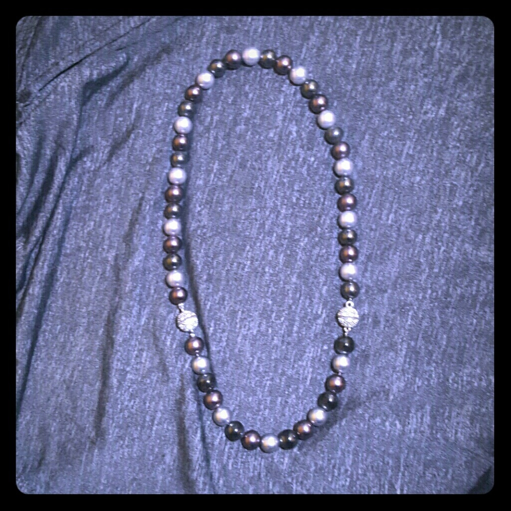 16 Inch Necklace & 8 Inch Tri-Color Bracelet Set