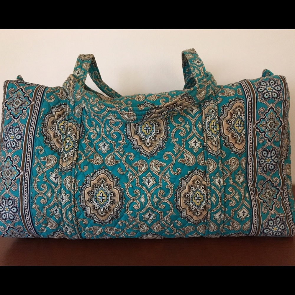 Vera Bradley Duffel, "Totally Turq" Pattern