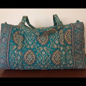 Vera Bradley Duffel, "Totally Turq" Pattern