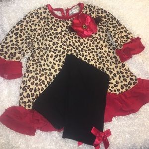 Rare Editions cheetah outfit.