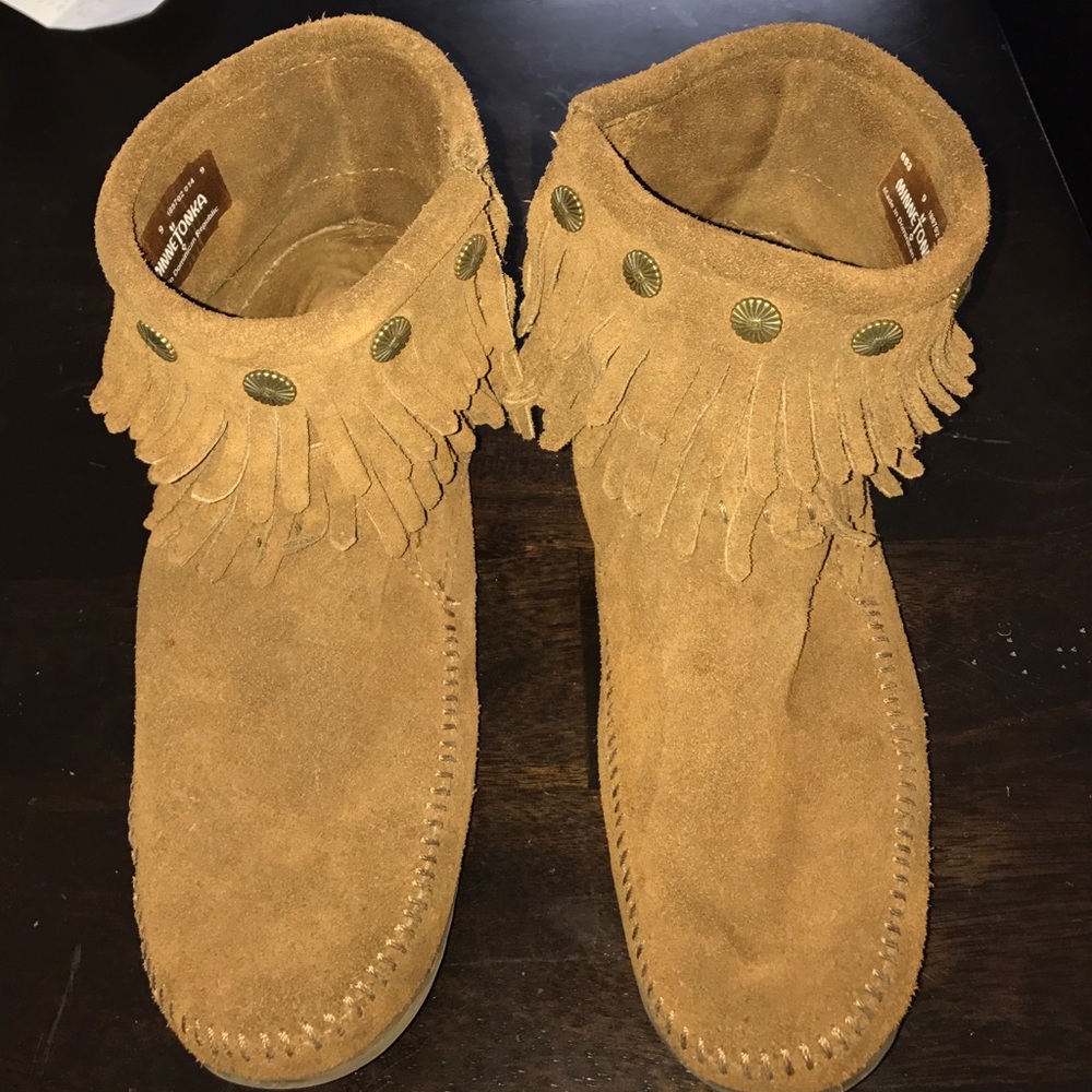 Tan Moccasins
