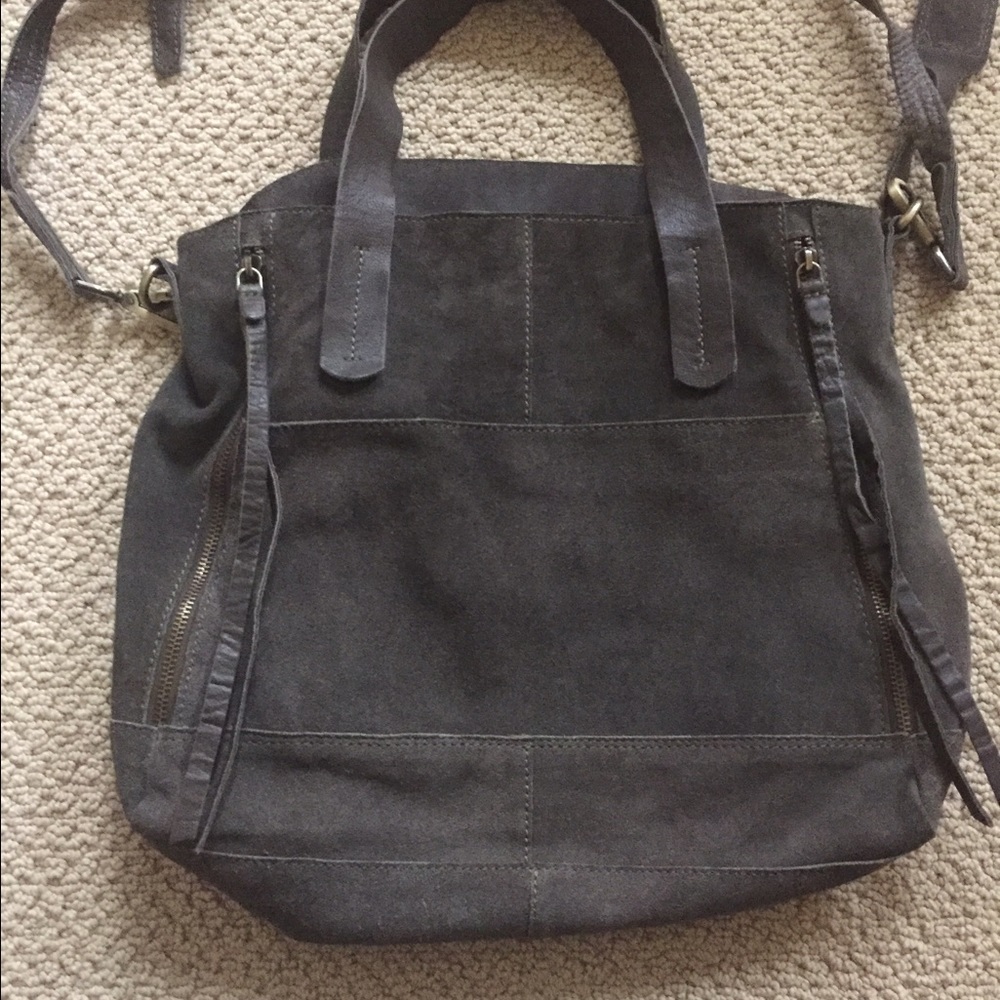 Top Shop Suede Handbag
