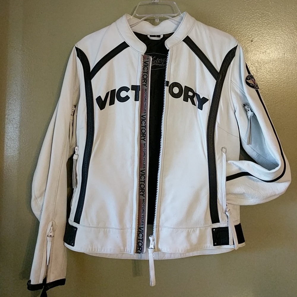Womens leather Victory riding jacket
