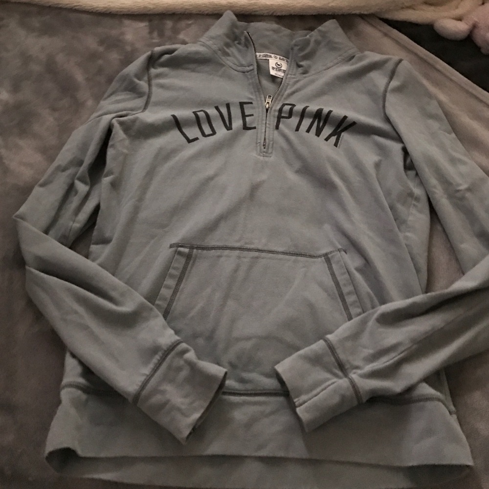 PINK Victoria Secret quarter zip sweatshirt