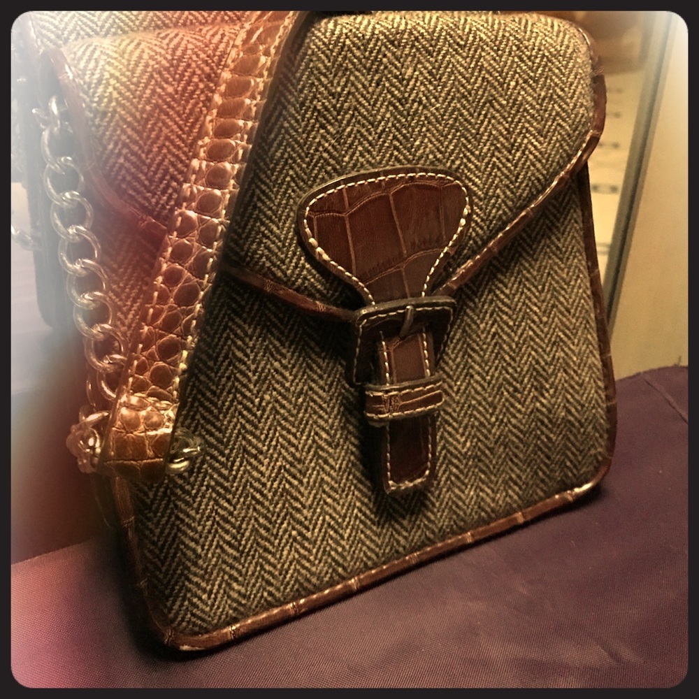 Brown Plaid Liz Claiborne purse