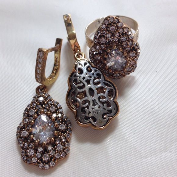 Ring silver and earrings set - Picture 4 of 4