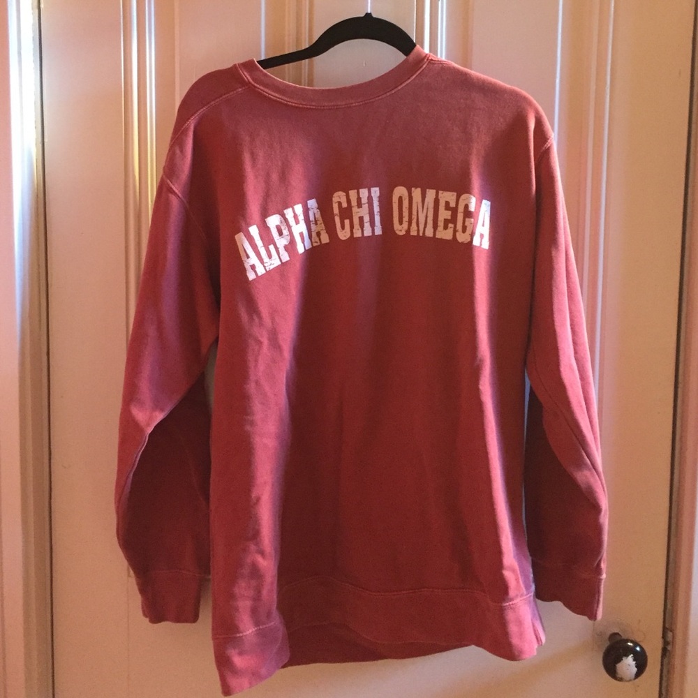Alpha Chi Omega Comfort Colors Sweatshirt