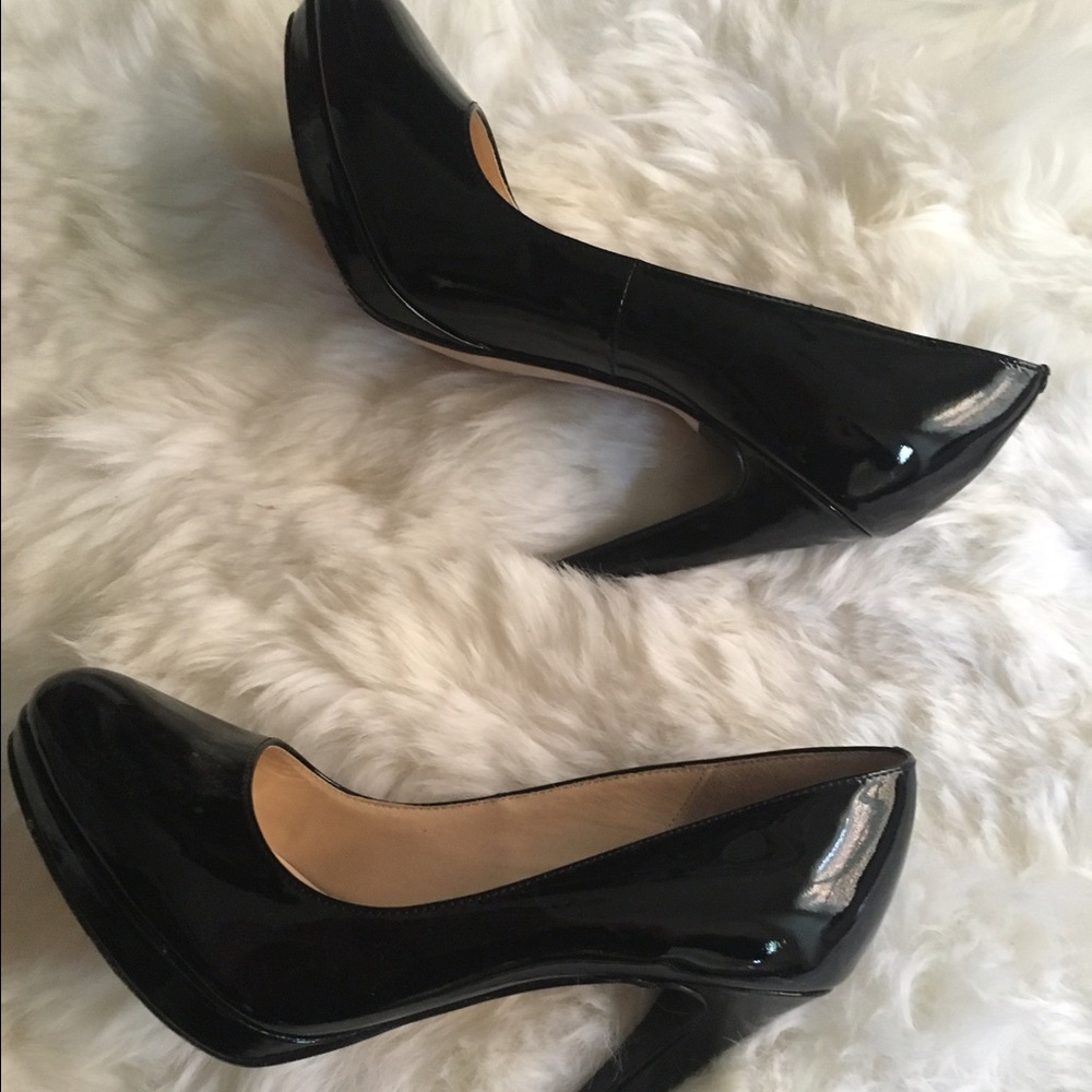 Black Patten Pumps